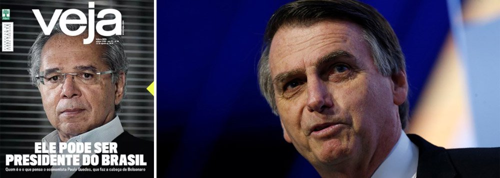 Veja esconde Bolsonaro para tentar eleger guru neoliberal Veja esconde Bolsonaro para tentar eleger guru neoliberal
