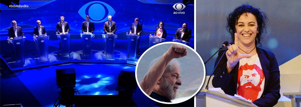 Censurado, Lula se destaca nos debates estaduais com defesa do PT Censurado, Lula se destaca nos debates estaduais com defesa do PT