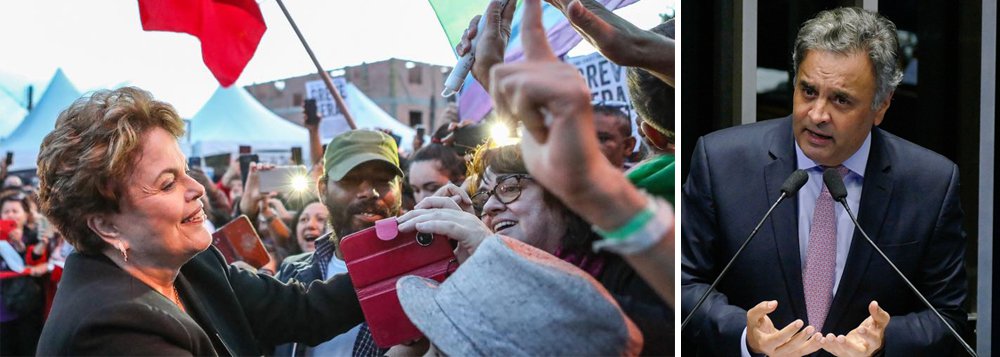 Dilma mantém patrimônio e Aécio mais que duplica Dilma mantém patrimônio e Aécio mais que duplica