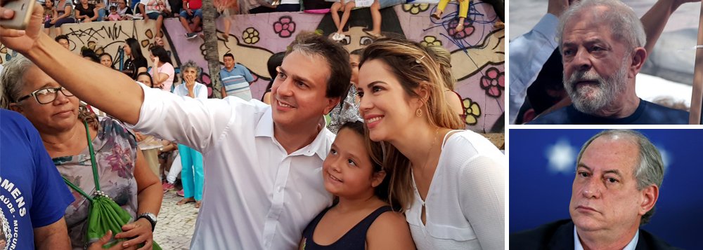 No 1º ato de campanha, Camilo pede votos pra Lula e Ciro No 1º ato de campanha, Camilo pede votos pra Lula e Ciro