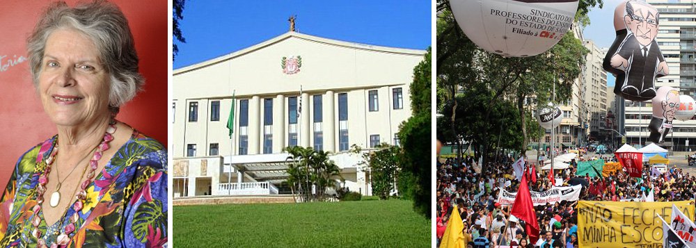 Lisete Arelaro: Palácio dos Bandeirantes não será minha casa, será do povo Lisete Arelaro: Palácio dos Bandeirantes não será minha casa, será do povo
