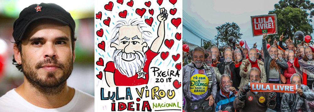 Pxeira: vamos registrar Lula e devolver o Brasil para seu povo Pxeira: vamos registrar Lula e devolver o Brasil para seu povo