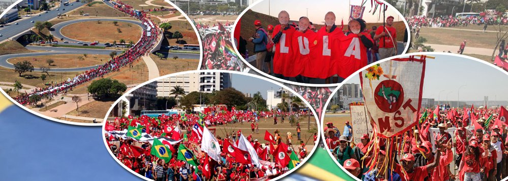 O maior registro de uma candidatura da história brasileira (Foto: Fotos: MST | Juliana Adriano | Levante popular da juventude |) O maior registro de uma candidatura da história brasileira