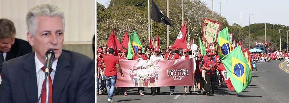 Rogério Correia: as pessoas marcham porque Lula é inocente Rogério Correia: as pessoas marcham porque Lula é inocente