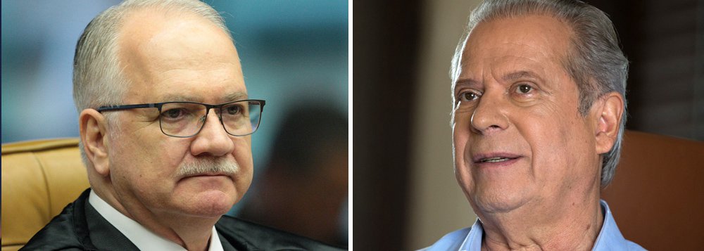 Fachin libera para julgamento recurso sobre prisão de Dirceu Fachin libera para julgamento recurso sobre prisão de Dirceu