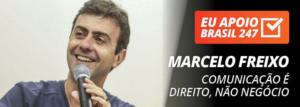 Marcelo Freixo apoia o 247: comunicação é direito, não negócio Marcelo Freixo apoia o 247: comunicação é direito, não negócio