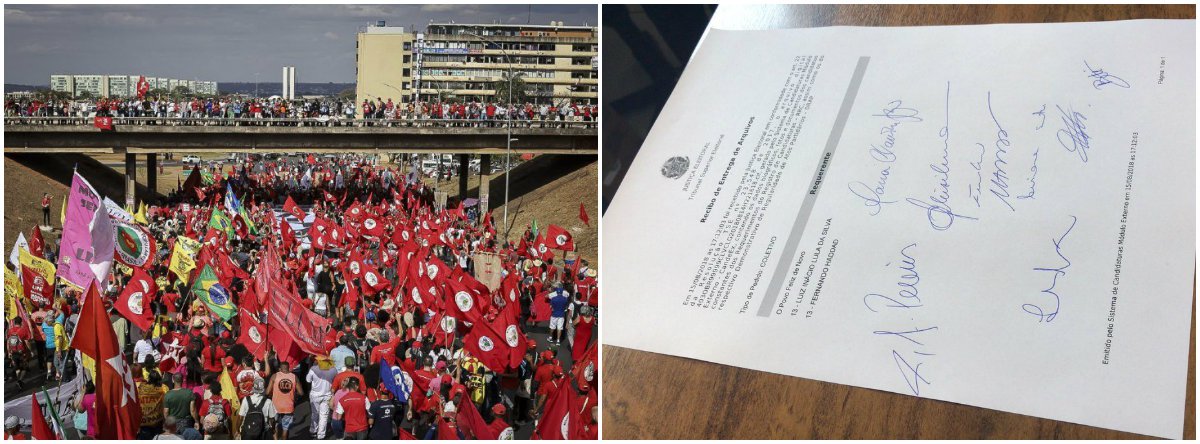 Agora é oficial: Lula é candidato Agora é oficial: Lula é candidato