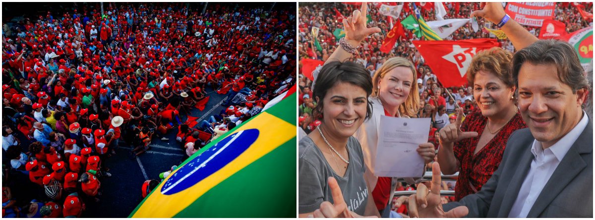 Haddad lê carta de Lula após registro: não quero favor, quero Justiça (Foto: Ricardo Stuckert) Haddad lê carta de Lula após registro: não quero favor, quero Justiça