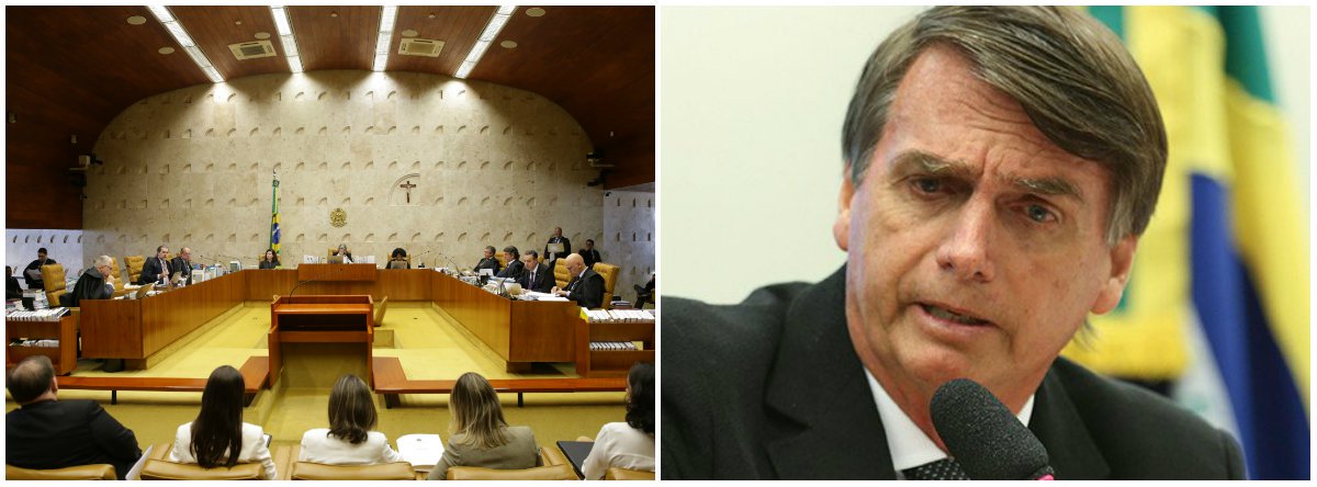 STF faz afago em Bolsonaro, candidato movido pelo preconceito (Foto: Esq.: ABR / Dir.: Marcelo Camargo - ABR) STF faz afago em Bolsonaro, candidato movido pelo preconceito