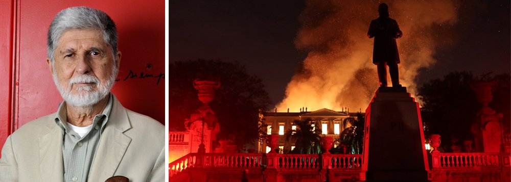 'O MP, tão ativo, vai fazer algo?', questiona Amorim sobre incêndio 'O MP, tão ativo, vai fazer algo?', questiona Amorim sobre incêndio