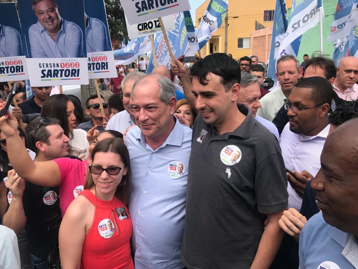 Ciro: briga entre coxinhas e mortadelas está levando ódio à política (Foto: Divulgação/Twitter) Ciro: briga entre coxinhas e mortadelas está levando ódio à política