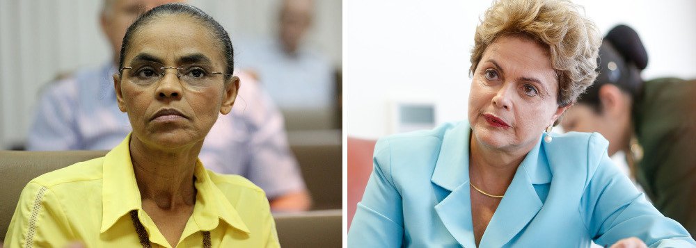 Dilma rebate Marina Silva: sempre foi dissimulada, agora difama Dilma rebate Marina Silva: sempre foi dissimulada, agora difama