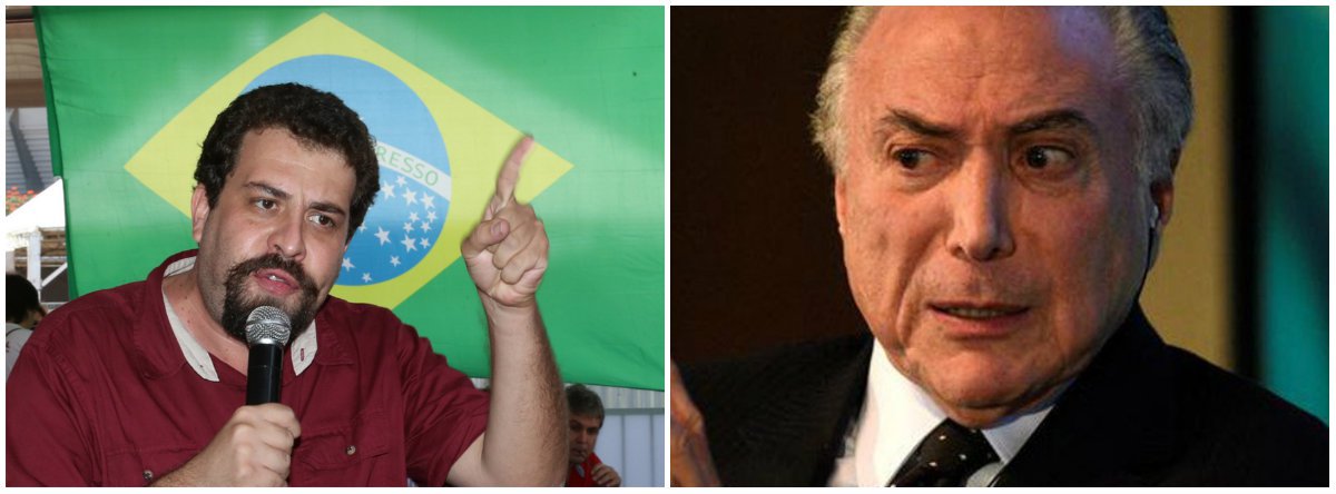 Boulos critica “esculhambação” de Temer e do Judiciário (Foto: Esq.: Lula Marques - Ag. PT / Dir.: Darren Ornitz - Reuters) Boulos critica “esculhambação” de Temer e do Judiciário