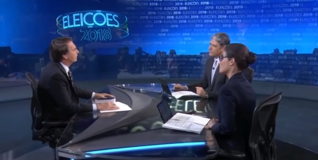 Globo e Bolsonaro: tudo a ver! (Foto: Reprodução) Globo e Bolsonaro: tudo a ver!