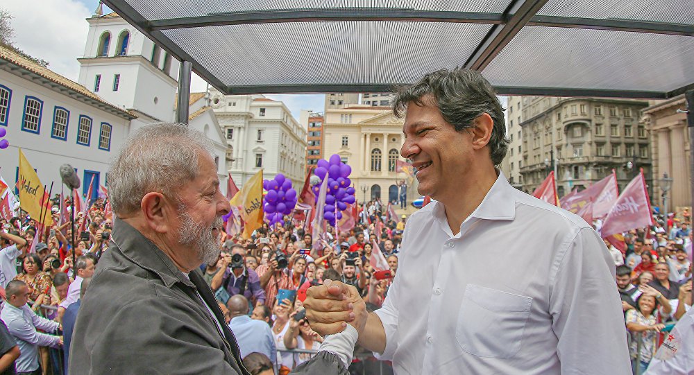 PT não vai trabalhar transferência de votos antes de decisão do TSE, diz Haddad PT não vai trabalhar transferência de votos antes de decisão do TSE, diz Haddad