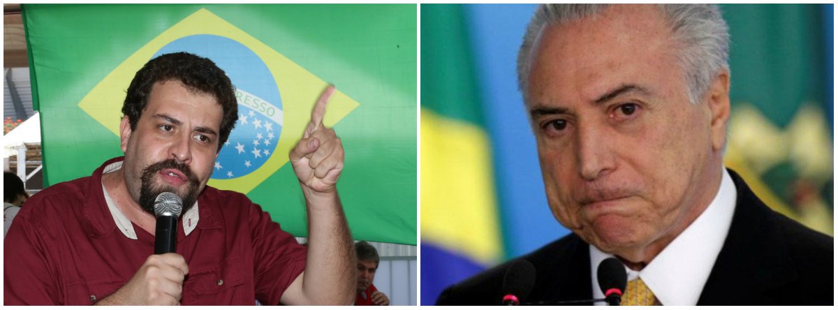 Boulos: falta dinheiro pra educação e sobra pra auxílio-moradia de quem tem casa (Foto: Esq.: Lula Marques - AG. PT) Boulos: falta dinheiro pra educação e sobra pra auxílio-moradia de quem tem casa