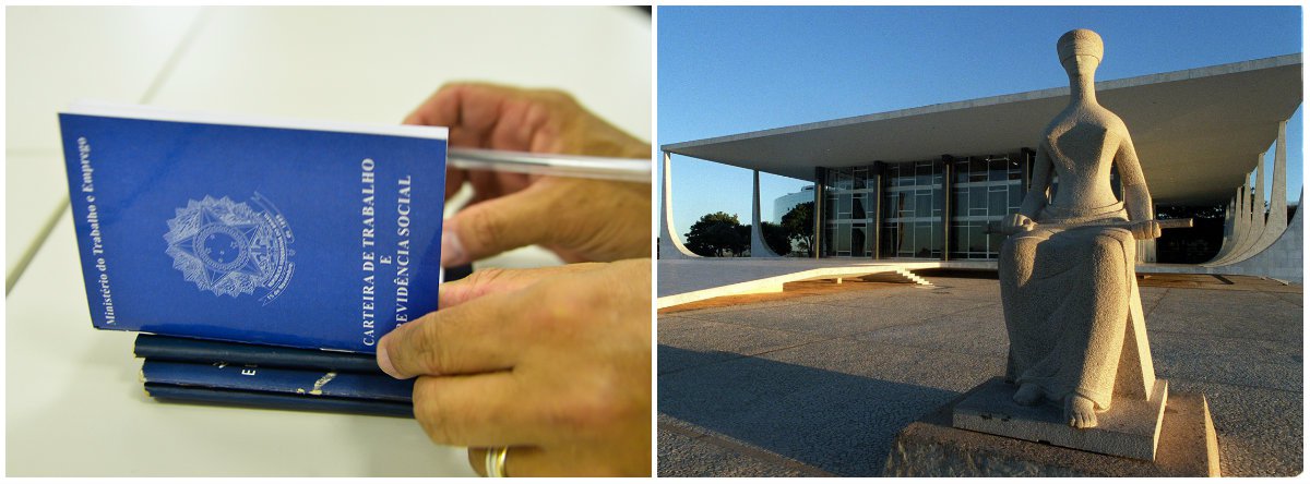 CUT: se aprovar a terceirização, STF respaldará fim de direitos trabalhistas (Foto: Esq.: ABR) CUT: se aprovar a terceirização, STF respaldará fim de direitos trabalhistas