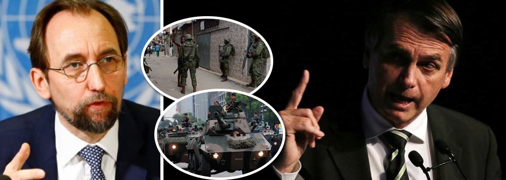 Discurso de Bolsonaro sobre direitos humanos é 'um perigo', alerta ONU Discurso de Bolsonaro sobre direitos humanos é 'um perigo', alerta ONU
