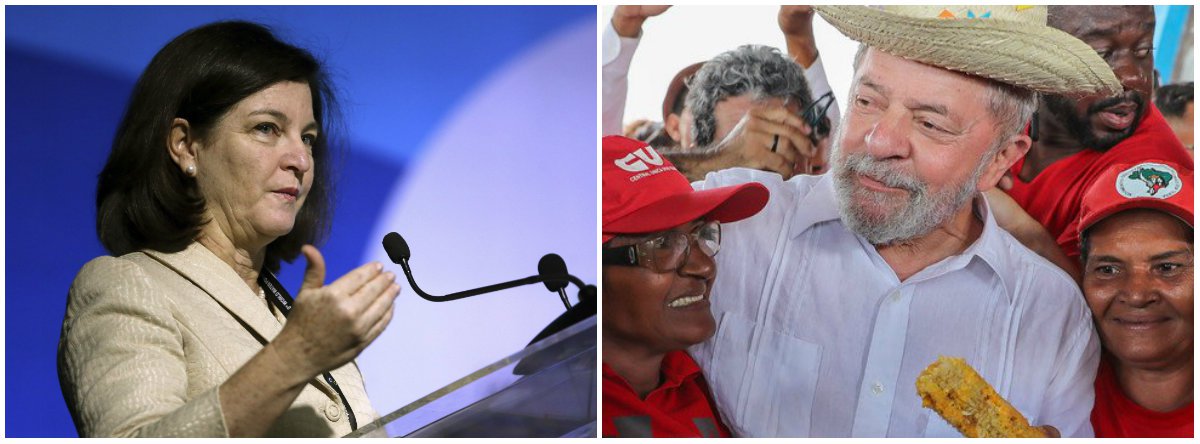Dodge quer cassar direitos políticos de Lula (Foto: Esq.: José Cruz - ABR / Dir.: Stuckert) Dodge quer cassar direitos políticos de Lula