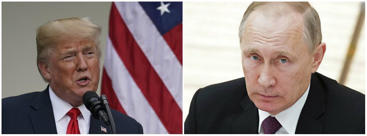 Novas sanções dos EUA contra a Rússia entram em vigor (Foto: Esq.: Joshua Roberts - Reuters) Novas sanções dos EUA contra a Rússia entram em vigor