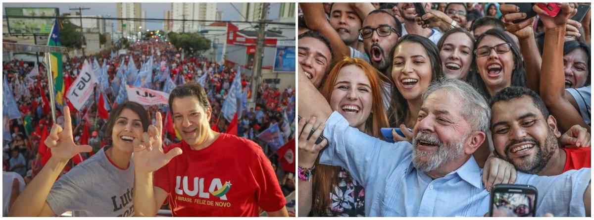 Manuela: ‘só nova violência contra a democracia pode reverter a maré de esperança’ (Foto: Stuckert) Manuela: ‘só nova violência contra a democracia pode reverter a maré de esperança’