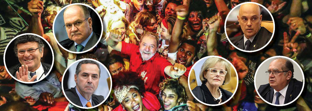 Maioria do Supremo já defendeu jurisprudência da candidatura Lula www.brasil247.com - Maioria do Supremo já defendeu jurisprudência da candidatura Lula