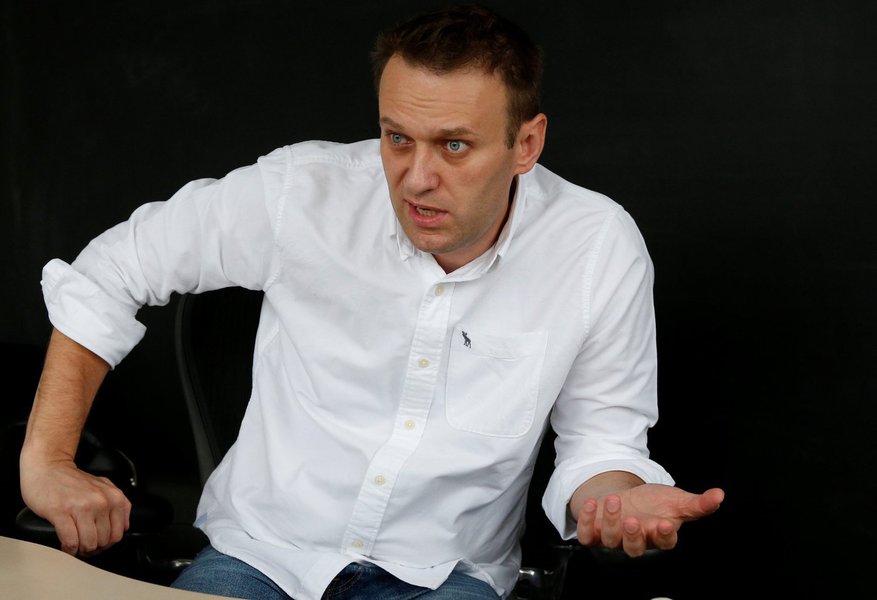 Líder de oposição na Rússia, Navalny é preso em Moscou por protesto (Foto: Grigory Dukor/Reuters) Líder de oposição na Rússia, Navalny é preso em Moscou por protesto