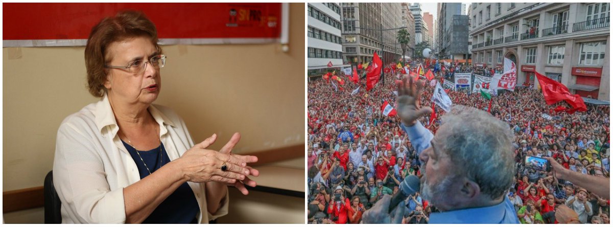 Margarida Salomão: Lula, volta para esse povo que te ama (Foto: Dir.: Stuckert) Margarida Salomão: Lula, volta para esse povo que te ama