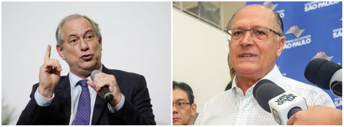 Ciro: ‘imagina o Alckmin seis minutos por dia, vai dar pra dormir’ (Foto: Esq.: Adriano Machado - Reuters) Ciro: ‘imagina o Alckmin seis minutos por dia, vai dar pra dormir’