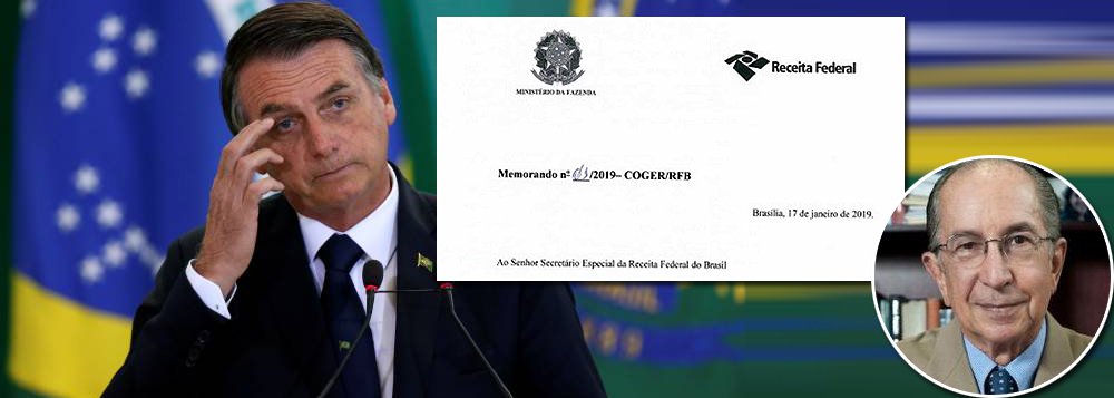 Corregedor da Receita alerta: Bolsonaro desmonta sistema de combate à corrupção Corregedor da Receita alerta: Bolsonaro desmonta sistema de combate à corrupção