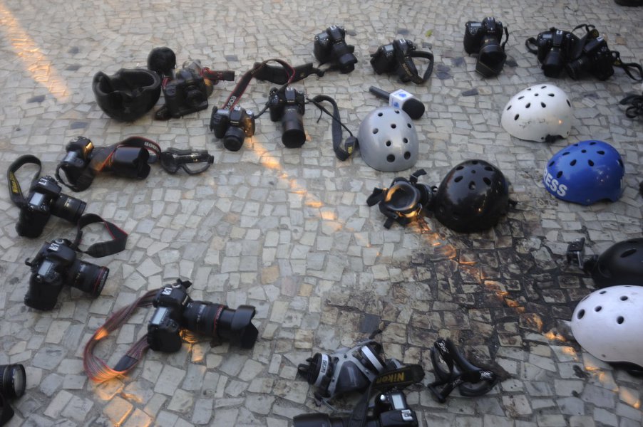 Casos de agressão a jornalistas aumentaram 36% no ano passado (Foto: Agência Brasil) Casos de agressão a jornalistas aumentaram 36% no ano passado