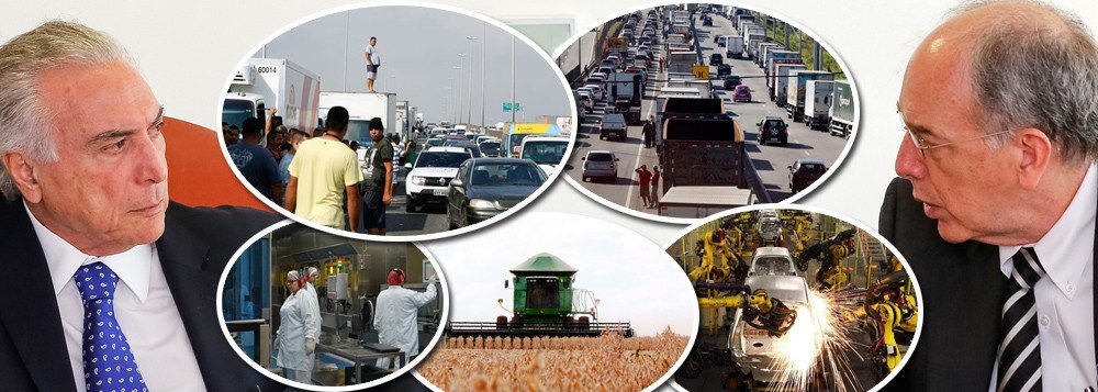 Caos de Parente praticamente paralisa economia do Brasil no 2º tri Caos de Parente praticamente paralisa economia do Brasil no 2º tri