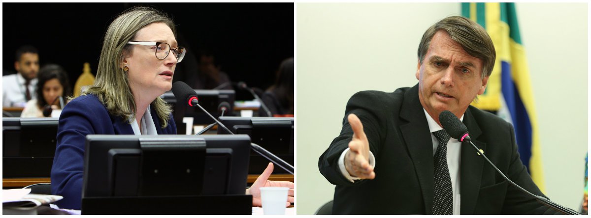 ‘Postura de Bolsonaro foi igual a de bandidos que armam crianças’ (Foto: Esq.: Billy Boss - Câmara / Dir.: Marcelo Camargo - ABR) ‘Postura de Bolsonaro foi igual a de bandidos que armam crianças’