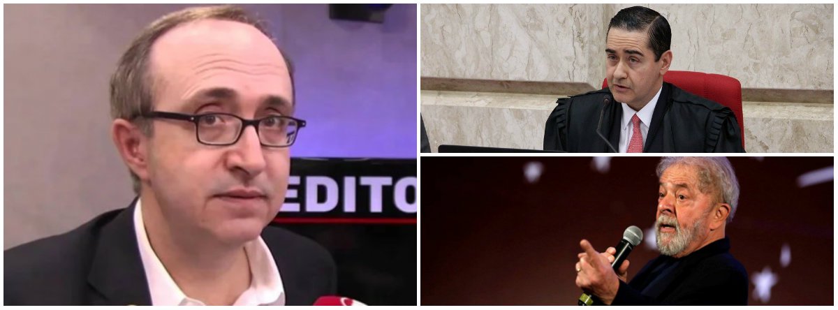 Reinaldo Azevedo: “Faz sentido desembargador que julgou Lula dar palestra no Clube Militar?” (Foto: Dir.: embaixo (Ueslei Marcelino - Reuters)) Reinaldo Azevedo: “Faz sentido desembargador que julgou Lula dar palestra no Clube Militar?”