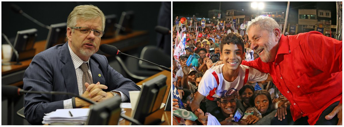 Marco Maia: o povo quer de volta o melhor presidente (Foto: Esq.: Renato Araújo - Câmara / Dir.: Stuckert) Marco Maia: o povo quer de volta o melhor presidente