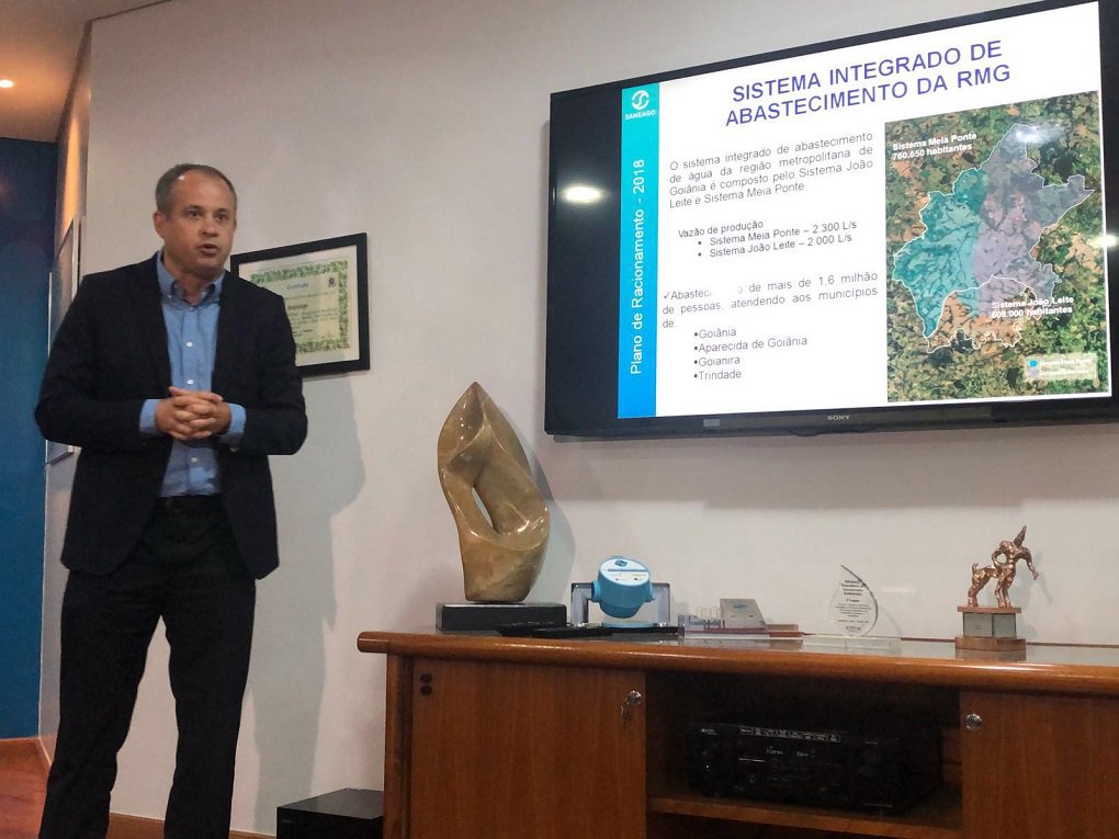 Saneago: risco de rodízio de água em bairros é mínimo Saneago: risco de rodízio de água em bairros é mínimo