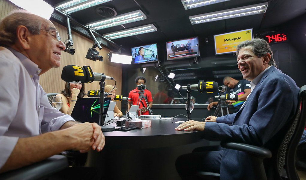 Haddad: nunca cogitamos abrir mão de Lula, como o PDT queria (Foto: Ricardo Stuckert) Haddad: nunca cogitamos abrir mão de Lula, como o PDT queria