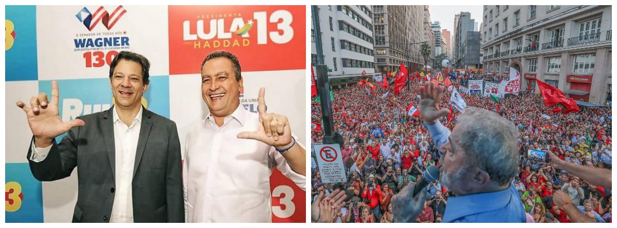 Rui: pesquisas mostram revolta da população contra perseguição a Lula Rui: pesquisas mostram revolta da população contra perseguição a Lula