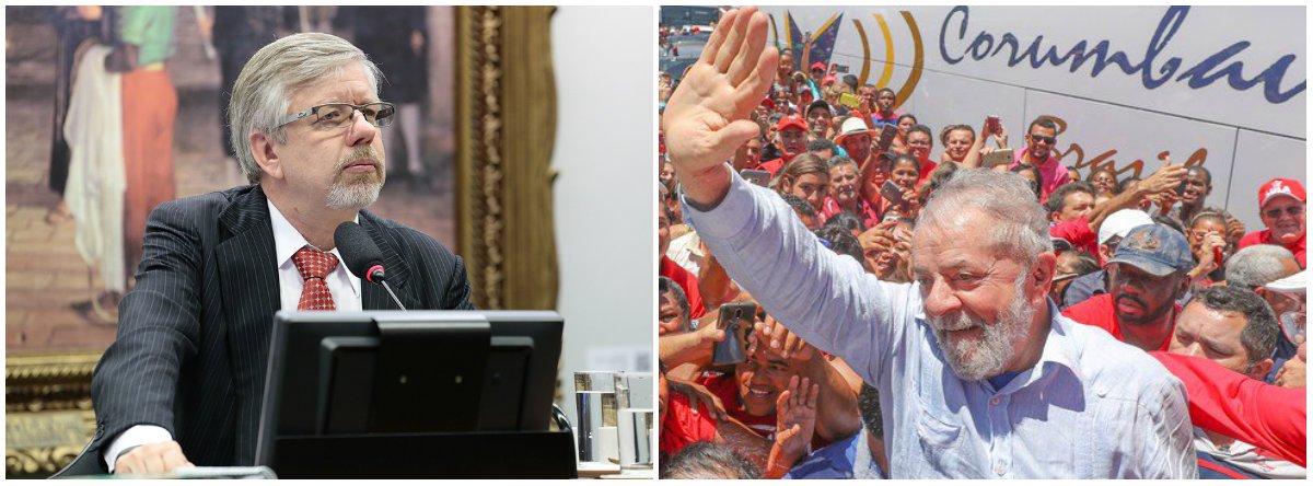 Marco Maia: direita quer criminalizar Lula para torná-lo inelegível (Foto: Esq.: Cleia Viana - Câmara / Dir.: Stuckert) Marco Maia: direita quer criminalizar Lula para torná-lo inelegível