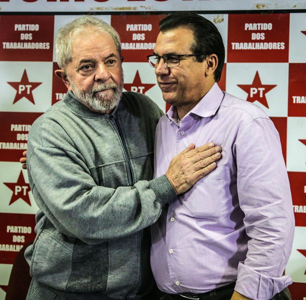 Luiz Marinho: meu candidato é igual a bolo. Quanto mais batem, mais cresce (Foto: Paulo Pinto) Luiz Marinho: meu candidato é igual a bolo. Quanto mais batem, mais cresce