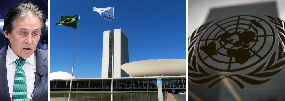 Congresso Nacional posiciona-se: Brasil assinou tratado e deve seguir ONU Congresso Nacional posiciona-se: Brasil assinou tratado e deve seguir ONU