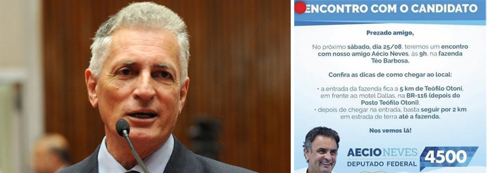 Correia fala em vexame de Aécio ao fazer campanha escondido Correia fala em vexame de Aécio ao fazer campanha escondido