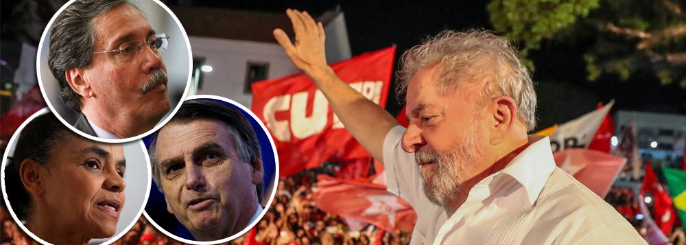 Depois de Marina e Bolsonaro, Merval diz que pesquisa com Lula não vale Depois de Marina e Bolsonaro, Merval diz que pesquisa com Lula não vale