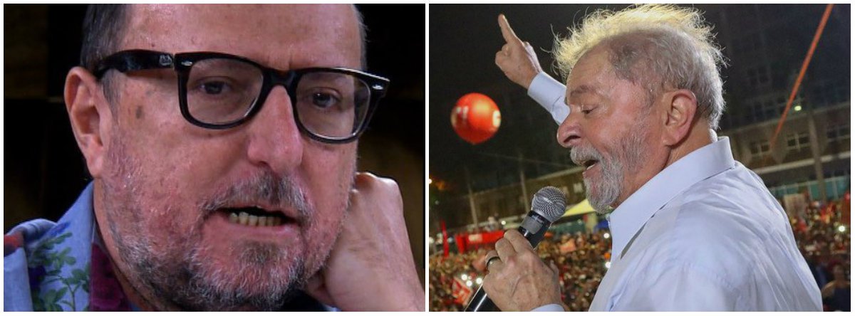 Xico Sá denuncia crime jornalístico contra Lula (Foto: Dir.: Stuckert) Xico Sá denuncia crime jornalístico contra Lula
