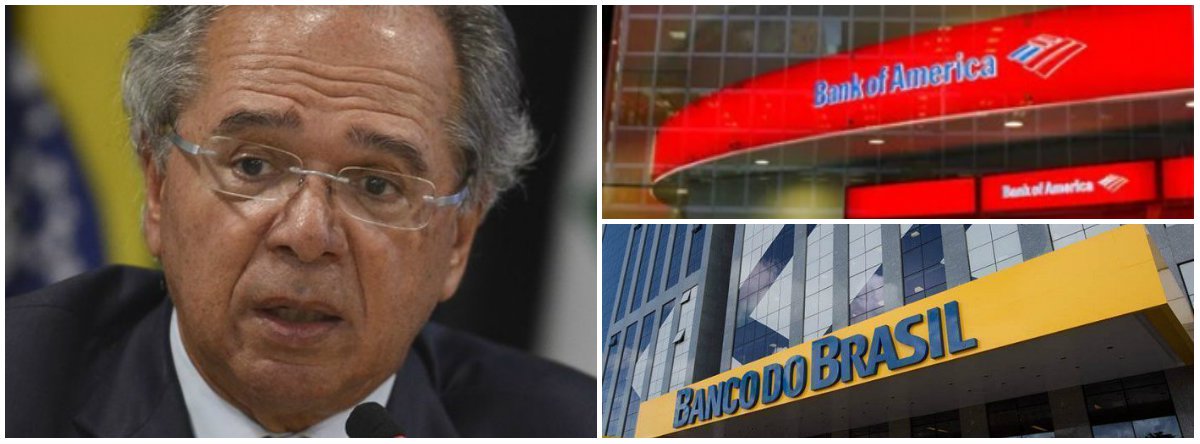 (Vídeo) Guedes diz nos EUA que entregará Banco do Brasil ao Bank of America (Foto: Esq.: Fabio Pozzebom - ABR) (Vídeo) Guedes diz nos EUA que entregará Banco do Brasil ao Bank of America