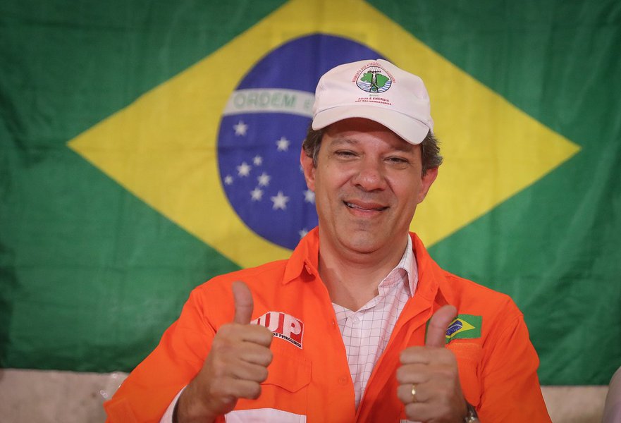 Haddad: faltam dois pontos para a gente ganhar no 1º turno Haddad: faltam dois pontos para a gente ganhar no 1º turno