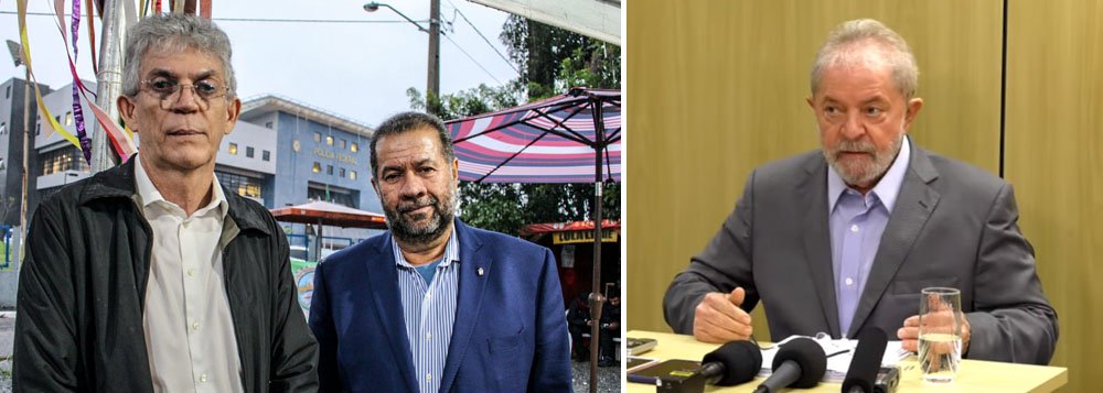 De Curitiba, Lula manda o recado da unidade. E Ciro? (Foto: Eduardo Matysiak/Ricardo Stuckert) De Curitiba, Lula manda o recado da unidade. E Ciro?