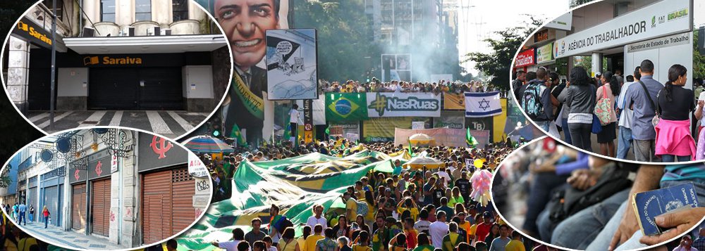 No day after da farra dos bolsominions, PIB cai, lojas fecham e Brasil derrete No day after da farra dos bolsominions, PIB cai, lojas fecham e Brasil derrete