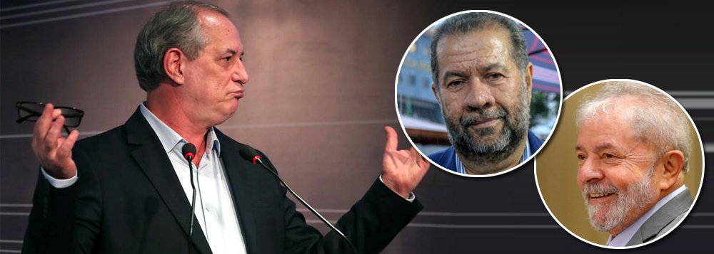 Ciro decreta seu fim político ao dizer que não visitará Lula Ciro decreta seu fim político ao dizer que não visitará Lula