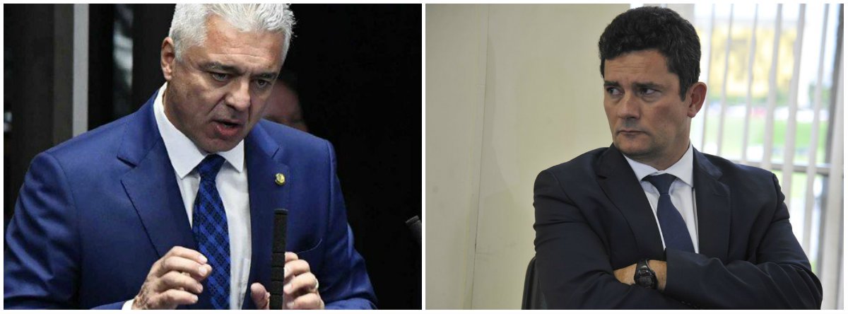 Major Olímpio sobre Moro: ‘Não dá para defender quem não quer ser defendido’ (Foto: Esq.: Agência Senado / Dir.: ABR) Major Olímpio sobre Moro: ‘Não dá para defender quem não quer ser defendido’